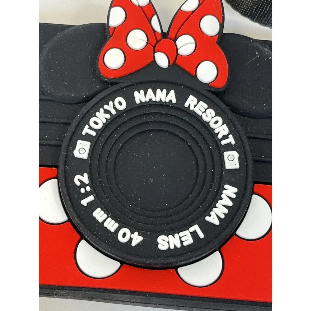 Minnie Mouse/Disney Lot. Camera Case for iPhone‎ XR W/ Lanyard & Minnie Wristlet
